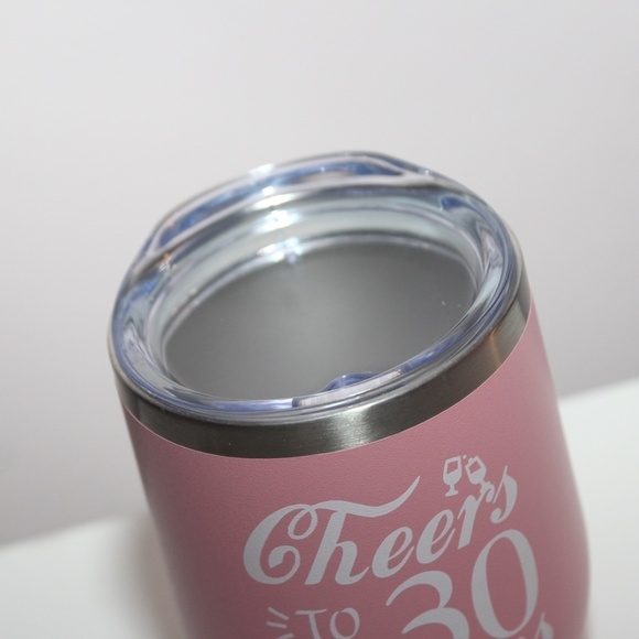 Cheers to 30 Years Insulated Wine Tumbler NEW 30th Birthday - Picture 3 of 5